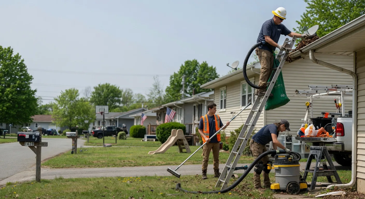 Gutter Installation in Pleasant Plains, IL near me